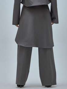 MUSERA 女士西装裤 - 灰色 - 查看 4