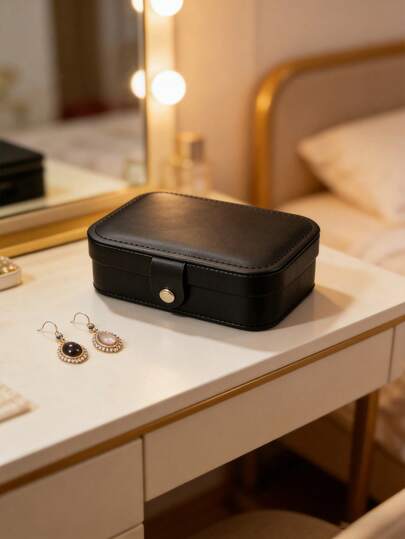 Large-Capacity Travel Jewelry Box, Suitable For Women To Organize Jewelry During Travel, And Can Also Be Used As A Jewelry Box. It Is Suitable For Storing Necklaces, Rings, Earrings And Other Jewelry, And Is An Ideal Choice As A Gift For Your Girlfriend On Festivals Or Birthdays.