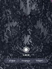 Ontre Chân váy ren xuyên thấu màu đỏ tía mới, bộ sưu tập Xuân/Hè 2026, đa năng, phù hợp cho đi làm, công sở, thường ngày, văn phòng, lớp học, thanh lịch, dự tiệc, đám cưới. - Màu xanh lam - Xem 7