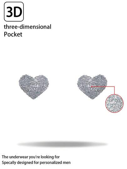 Sexy Diamond Heart Nipple Pasties, Alluring Nightclub/Bar Accessories For Men