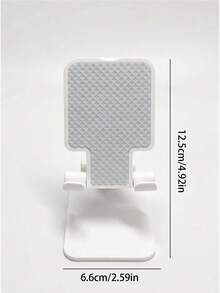 حامل هاتف محمول قابل للتعديل 1/2 قطعة، حامل هاتف محمول وتابلت محمول وقابل للتعديل - أبيض - مشاهدة 3