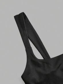 SHEIN EZwear 3件套女士露脐吊带背心套装，情人节多件吊带背心组合装 - 彩色 - 查看 3