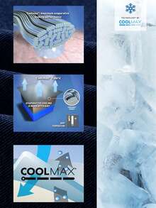 StreetHx 女士字母印花斜插口袋休闲百搭阔腿牛仔裤 - 藍色 - 查看 6