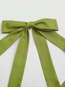 Sweetra 大码女装复古浪漫度假性感亮片装饰V领收腰露背迷你连衣裙，绿色迷你连衣裙，露背连衣裙，时尚连衣裙，日常连衣裙，清新绿色，适合海滩、返校、学院风、春季、夏季穿着 - 綠色 - 查看 8