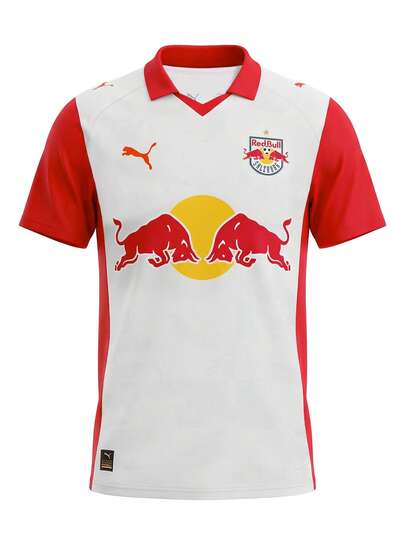 Puma Red Bull Salzburg Heimtrikot Herren Weiß Rot