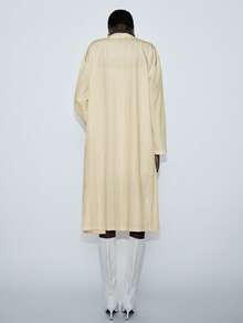 Lumivelle Women's Elegant Striped Lightweight Long Sleeve Jacket, Suitable For Commuting And Vacation - Yellow - View 2