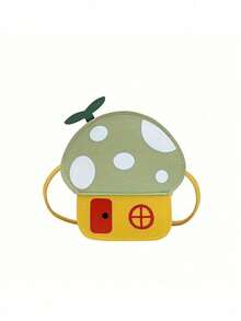 Zazumi Neue Mode Cartoon Cottage Pilz Umhängetasche Crossbody Geldbörse Süßes kleines Haus Design Münzbeutel für Frauen Alltag Lässig Ausgehen Kawaii Ästhetisches Accessoire - Verschiedenfarbig - Übersicht 9
