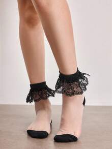 ROMWE Kawaii Women's Mid-Calf Socks - Multicolor A2 - View 3