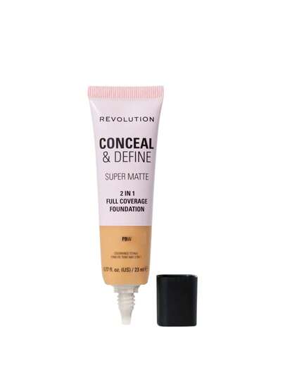 Makeup Revolution أساس الأنبوب الكامل للتغطية والتعريف F9W 23 مل