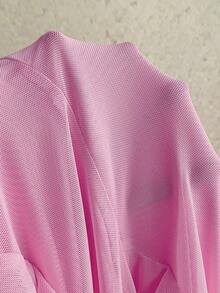 Soleia Đầm dự tiệc cưới phong cách miền Tây, dự lễ tốt nghiệp, tiệc brunch, thích hợp cho mùa Xuân/Hè, đi nghỉ mát, lễ Phục Sinh, các lễ hội âm nhạc, kiểu dáng boho nhiệt đới thanh lịch, ngày Valentine, tiệc tùng, mùa cưới, hở lưng, buộc dây, màu hồng, chất liệu lưới dành cho nữ. - Hồng - Xem 6