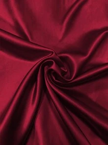 Franclia 优雅亮片拼接无袖背心，夏季 - 酒紅色 - 查看 4