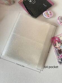 闪亮果冻照片展示相册，多口袋设计，可收纳和展示Kpop卡片、拍立得照片、透明收藏卡套 - Color - 查看 15