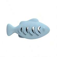 1pc/Beloved Little Pet Cat, Dog Toy Silicone Fish Cub, Self Fun Teasing Cat Stick, Fish Bite Fun Cat Utensils, Pet Toys, Pet Supplies - Multicolor - View 12