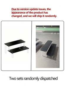 黑色展示架，多功能展示架，可用于摆放化妆品/香水瓶/手工制品/眼镜等，适用于客厅/卧室展示。返校季必备 - 彩色 - 查看 10