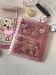 闪亮果冻照片展示相册，多口袋设计，可收纳和展示Kpop卡片、拍立得照片、透明收藏卡套 - Color - 查看 3