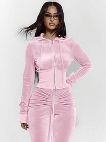 SHEIN X YERIMUA MUSERA 女士上衣 - 淺粉色 - 查看 5