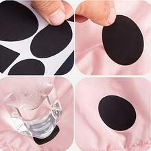 1 Piece Black Self-Adhesive Fabric Patch - Suitable For Down Jackets And Garment Repairs, Easy To Apply - Multicolor - View 4