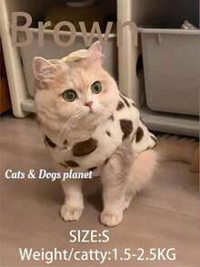 PETSIN 宠物冬季保暖外套 – 可爱兔毛，爱心设计！可爱兔毛外套 – 温暖您的宠物度过寒冬！让您的宠物以可爱造型惊艳众人！ - 彩色 - 查看 11