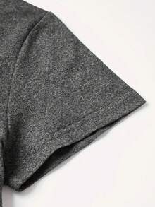 EMERY ROSE Áo thun in hình Salty và chiếc ô - Phong cách vintage, trang phục đi biển mùa hè dành cho nữ, hoàn hảo cho kỳ nghỉ và mặc hàng ngày, áo thun in hình Ed dành cho nữ, áo thun in hình dễ thương, áo thun Salty, áo thun hài hước, áo thun in hình ngộ nghĩnh dành cho nữ. - Màu xám đen - Xem 3