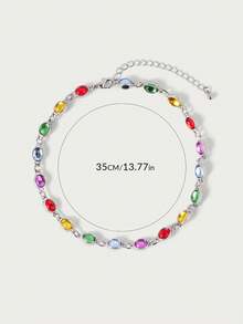 Glisma 18K镀金单件纹理金属串珠项链，服装，哥特/哥特风，复古，串珠，西式珠宝，金属/纹理，宝石，秋冬，送给妈妈/女士/女孩/母亲，高级，复古，十字架 - 彩色 - 查看 6