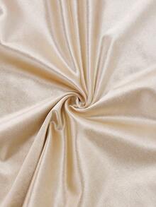 Franclia Women's Elegant Fitted Ruched Draped Neck Long Dress