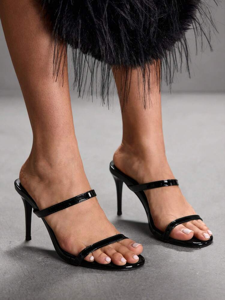 CUCCOO SZL Women's Casual Fashion Sexy High Heel Slide Sandals For Daily Wear