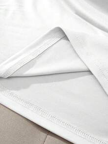 Resyla Women's Colorblock Striped Heart Pattern Round Neck T-Shirt, Casual Everyday Wear - Pink - View 3