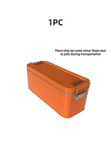 Joivida 1个金属收纳盒，多功能办公整理盒，带复古锁扣，安全耐用，家用收纳篮，适用于家庭整理各种小物件