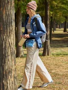 In My Nature Women's Casual Hooded Outdoor Rain Jacket