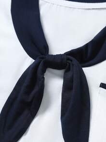 Manfinity Homme Men's Contrast Trim Pocket Twist Casual Short Sleeve Polo Shirt - White - View 7