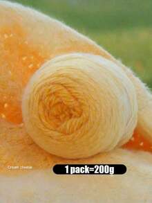 1 Bag Gradient Rainbow Chunky Yarn 80 Acrylic 20 Nylon For Hand Knitting Crochet DIY Fashion Sweater Scarf Hat Accessories Making Craft Supplies - Multicolor - View 14