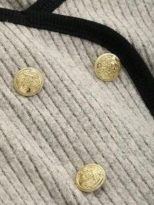 DAZY Bộ đồ nữ kiểu Hàn Quốc thoải mái, gồm áo dài tay và quần ống rộng. - Màu be - Xem 9