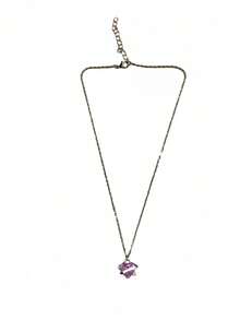 Joivida Pink Crystal Heart Pendant Necklace Dainty Sweet Girlfriend Gift Rose Gold Plated Adjustable Chain Delicate Jewelry For Women Birthday Present - Multicolor - View 7