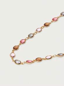 Glisma Dây chuyền chữ Y đính hạt mạ vàng 18K, 1 chiếc, thích hợp cho tiệc tùng, thường ngày, hòa nhạc/lễ hội, hộp đêm, dễ thương, sang trọng, có họa tiết, ánh kim, đá Zirconia, đám cưới, kỳ nghỉ, du lịch, cắm trại, phong cách Y2K, dành cho mẹ, phụ nữ, bé gái, lễ hội, kỳ nghỉ, du lịch, phong cách quý tộc cổ điển, trang phục, Gothic/Gothic, cao cấp, cổ điển, pha lê, nhiều lớp, màu hồng (kích thước ngẫu nhiên tùy thuộc vào số lượng hạt), mùa hè, bãi biển, dạ hội. - Màu Đỏ Sâu - Xem 4