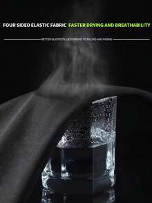 Manfinity EMRG Herren Slim Fit Kurzarm Sport T-Shirt mit Totenkopf Muster - Schwarz - Übersicht 6