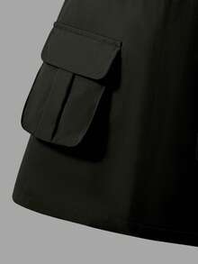 少女休闲简约甜美印花短袖圆领T恤搭配工装裙，适合夏季穿着。夏季简约插肩袖T恤搭配修身半身裙两件套，可机洗，面料舒适，适合休闲穿着。 - 彩色 - 查看 5