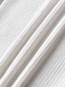 Franclia 新款无袖串珠针织吊带背心，白色，春夏叠穿 - 白色 - 查看 9