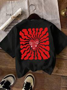 DrmWander Vacation,Spring,Resort Wear Women,Spring Graphic Tees Women Cropped - Black - View 4