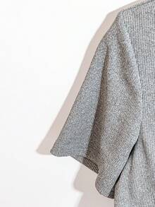 GlowEve Women's Casual Asymmetrical Bow Decor T-Shirt, Summer