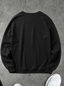 Sport MetroGents 男士极简印花圆领长袖卫衣