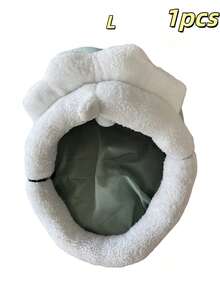 1 chiếc giường ngủ cho thú cưng hình khủng long màu xanh lá cây, đa năng, phù hợp cho chó và mèo cỡ nhỏ đến trung bình, dùng cho chó con và mèo. - màu xanh lá - Xem 8