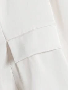 GlowEve CURVE Plus Size Women's Elegant U-Neck Long Sleeve Blouse, Suitable For Commuting In Early Spring - Apricot - View 5