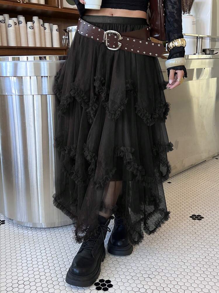 Women's Elegant Black Skirt