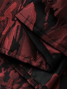 DAZY Floral Print Square Neck Puff Sleeve Midi Dress For Women Spring Wedding Guest Dress Summer Sundress - Red - View 8