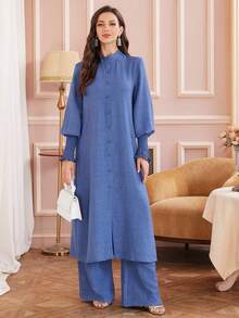 Al Najma 2件套 女士优雅休闲宽松长袖上衣