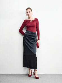 CUCCOO BIZCHIC Women Pumps Valentine's Day - Burgundy satin - View 6