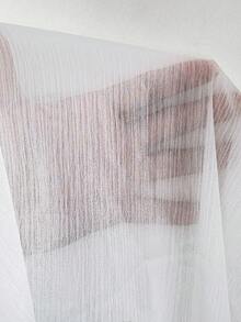 Lounesse 大码女式长款休闲衬衫，百搭白色衬衫，波西米亚风沙滩罩衫 - 米色 - 查看 8