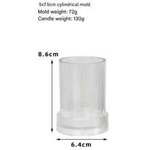 1Pc Cylindrical Flat Top Candle Mold For Candle DIY Making - White - View 23