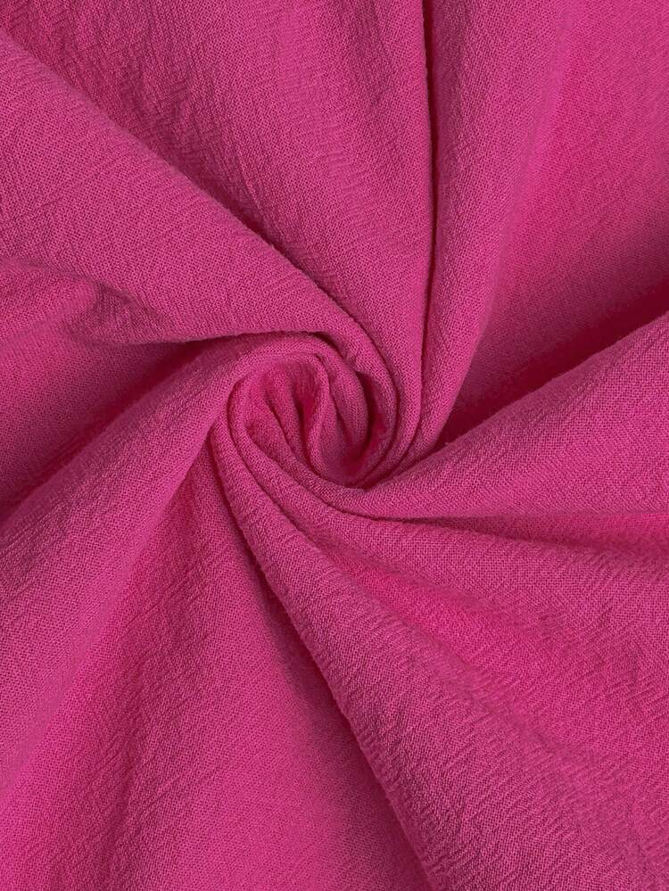 Plus Size Casual Solid Color Dual Pocket Dress For Summer/ Vacation Summer Dress  Summer Outfits Summer Clothes Spring Dress Spring Outfit Women Spring Clothing  Beach Vacation Outfits For Women Vacation Dress Bohemian Plus Size Dress With Pockets Plus Size Vacation Dress Plus Size Casual Dress Summer Plus Size Dress