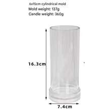 1Pc Cylindrical Flat Top Candle Mold For Candle DIY Making - White - View 17